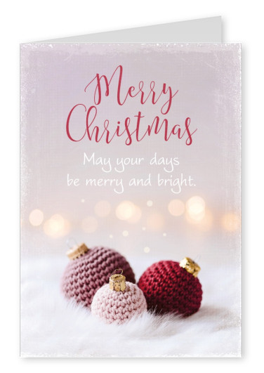 postcard Merry Christmas