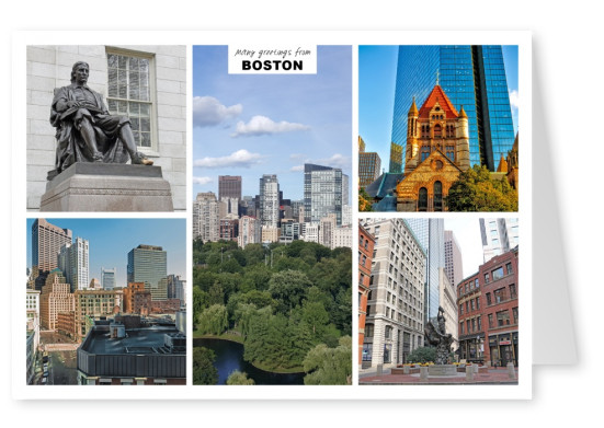 five photos of Boston