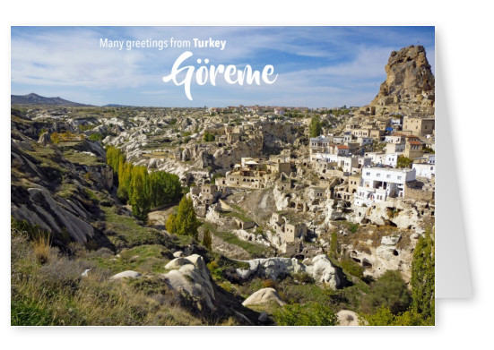 Postcard with photo of Göreme