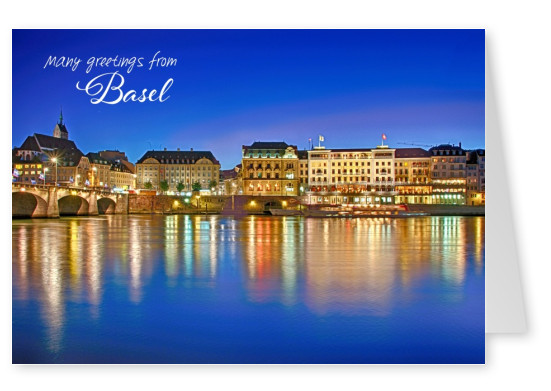 Greetingcard from Basel Switzerland
