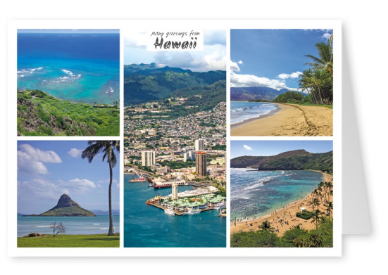 five photos of hawaii
