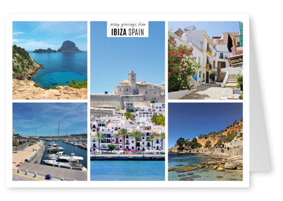 five photos of the island ibiza