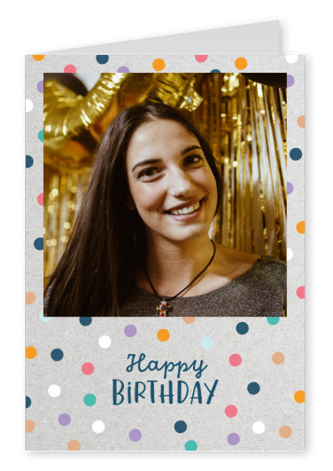 CARTELINA postcard happy birthday