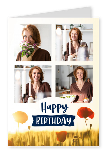 CARTELINA postcard happy birthday