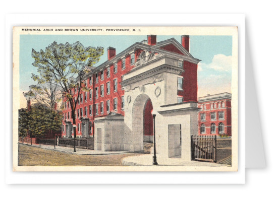 Providence, Rhode Island, memorial Arch and Brown University