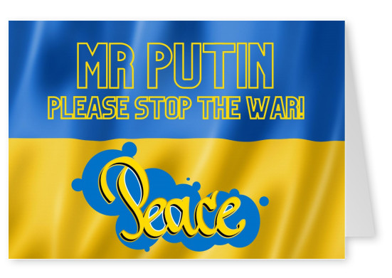 Mr.Putin please stop the war