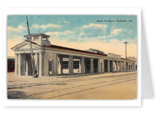 Redlands California Santa Fe Depot