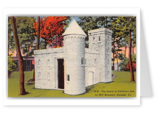 Roanoke, Virginia, Castle at Childrens Zoo, Mill Mountain