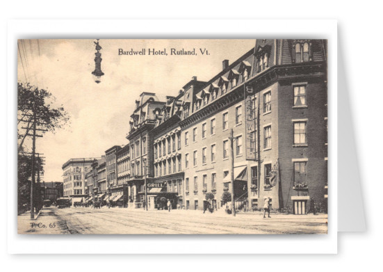 Rutland, Vermont, Bardwell Hotel