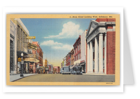 Salisbury, Maryland, Main Street looking west