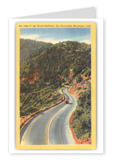San Bernardino, California, Rim O' the World Highway