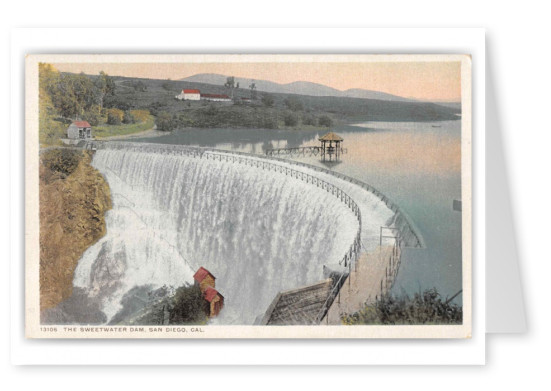 San Diego California Sweetwater Dam Scenic View