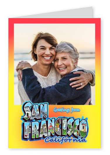  Large Letter Postcard Site San Francisco, California