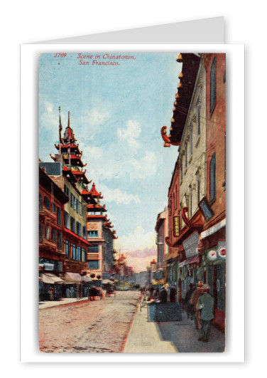 San Francisco, California, Chinatown street scene