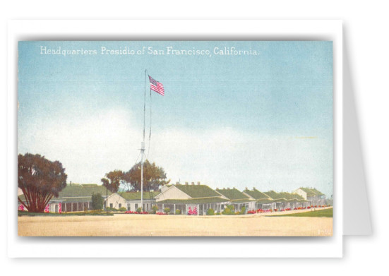 San Francisco California Presidio Headquarters