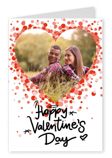 Editable Greetingcard para Valenitine del día