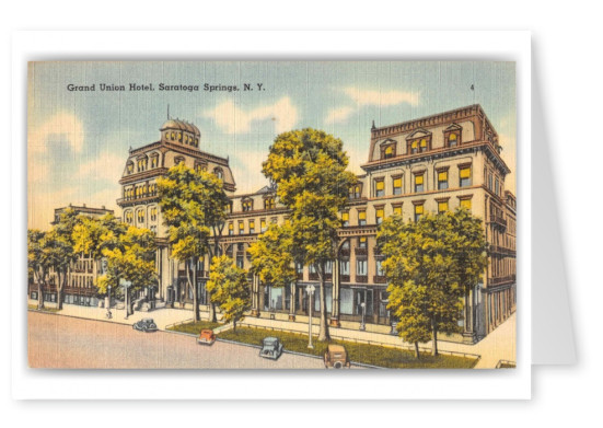 Saratoga Springs New York Grand Union Hotel