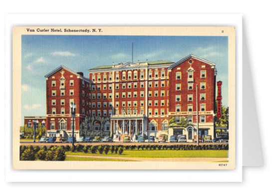 Schenectady New York Van Curler Hotel