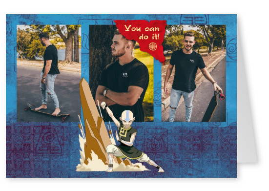 AVATAR: The Last Airbender postcard You can do it!