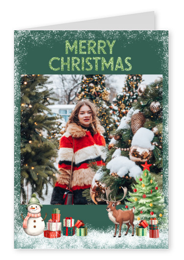 greeting card Merry Christmas