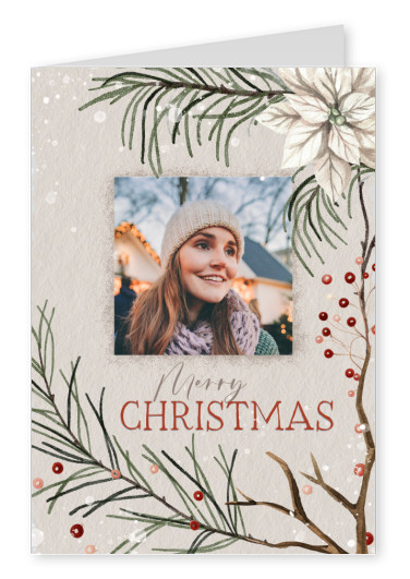 greeting card Merry Christmas