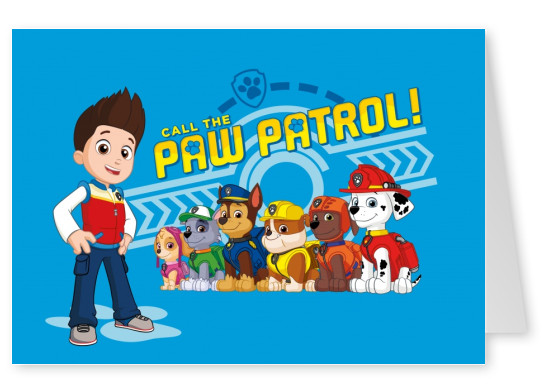 PAW Patrol postcard