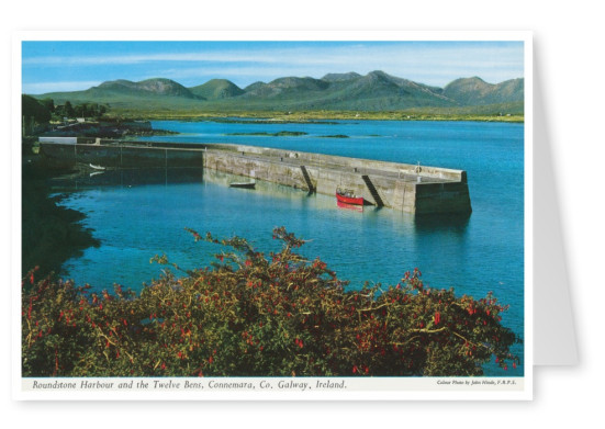 The John Hinde Archive photo Roundstone Harbour & the twelve benns, Connemara