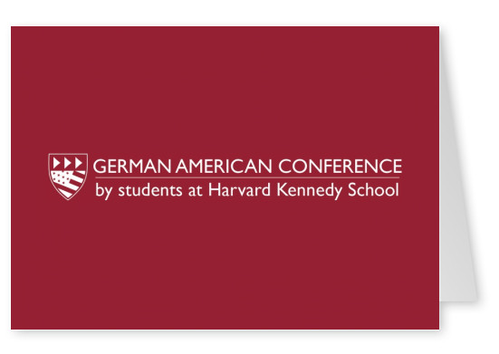 Alemão Conferência Americana liso vermelho