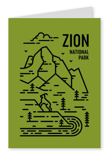 Zion National Park Grafisk