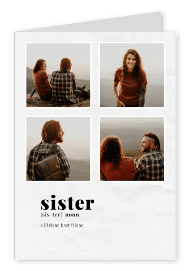 postcard sister