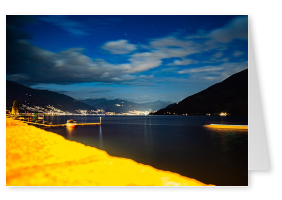 James Graf foto sjön genom natten