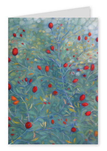 målning Tatjana Buisson Magdalene Rose Hips