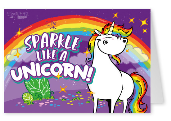 Sparkle like a unicorn