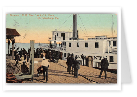 St Petersburg Florida Steamer HB Plant at ACL Dock