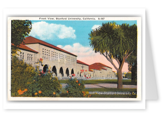 Stanford, California, Front View of Stanford University