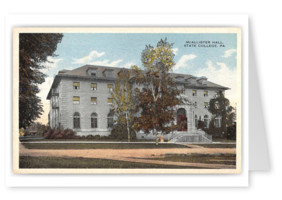 State College, Pennsylvania, McAllister Hall