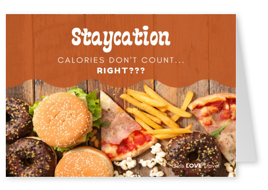 Flickor ÄLSKAR att Resa Staycation Kalorier räknas inte, eller hur?