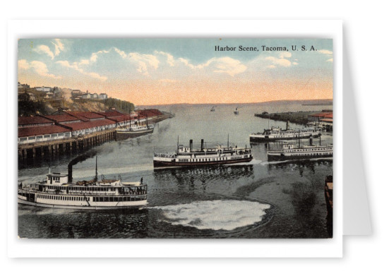 Tacoma, Washington, Harbor Scene