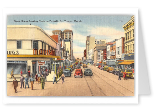 Tampa, Florida, looking north on Franklin Street