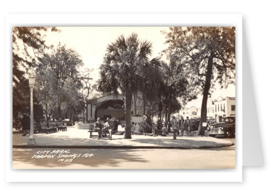 Tarpon Springs Florida City Park Band Stand