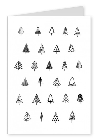 Trees | Merry Christmas Cards 🎅🎄🎁 | Send real postcards online