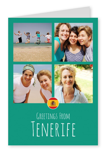 tarjeta de felicitación, Saludos desde Tenerife