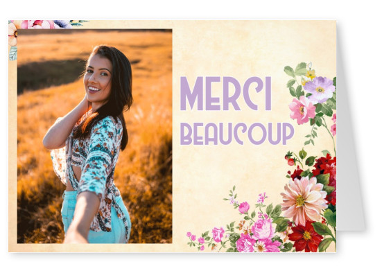 THANK YOU CARD - MERCI BEAUCOUP