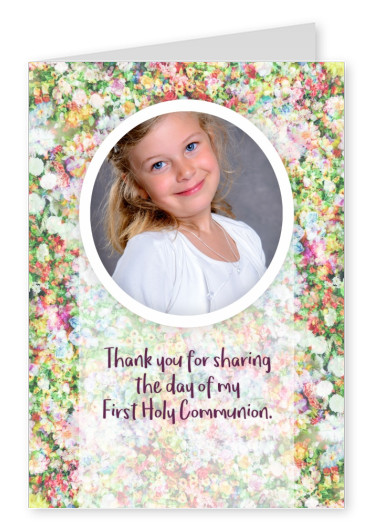 Thank you for sharing the day of my First Holy Communion