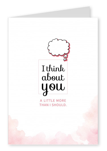 thinking of you quote card