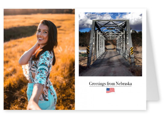 foto di un ponte in Nebraska
