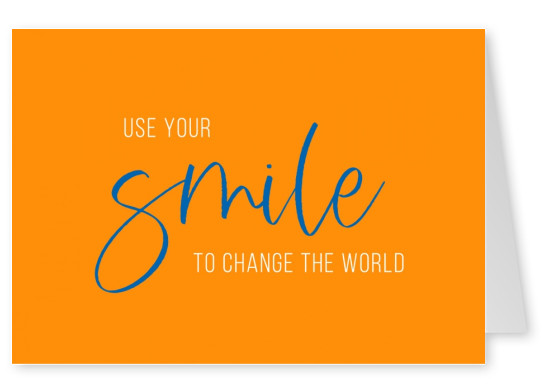 Meridiano de Design Use seu sorriso para mudar o mundo