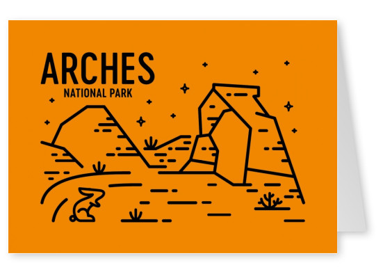 El Parque Nacional De Arches Gráfico