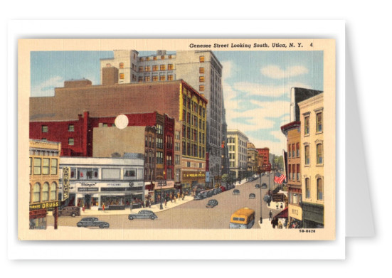 Utica New York Genesee Street Looking South