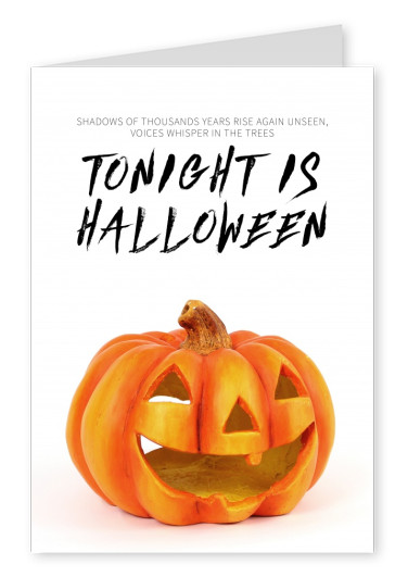 quote card Vanavond is het Halloween
